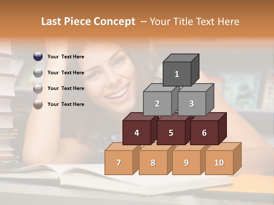 Friendly College Sitting PowerPoint Template