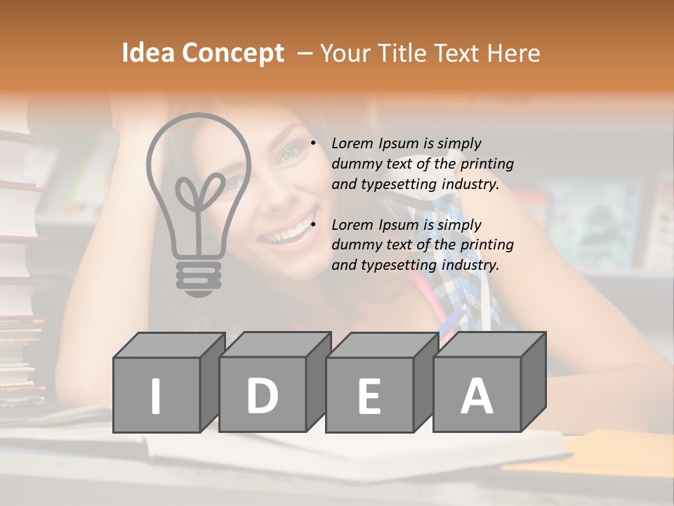 Friendly College Sitting PowerPoint Template