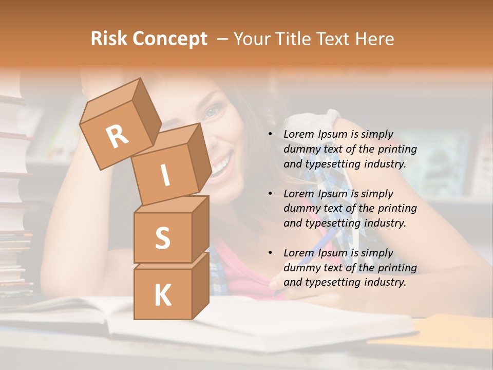 Friendly College Sitting PowerPoint Template