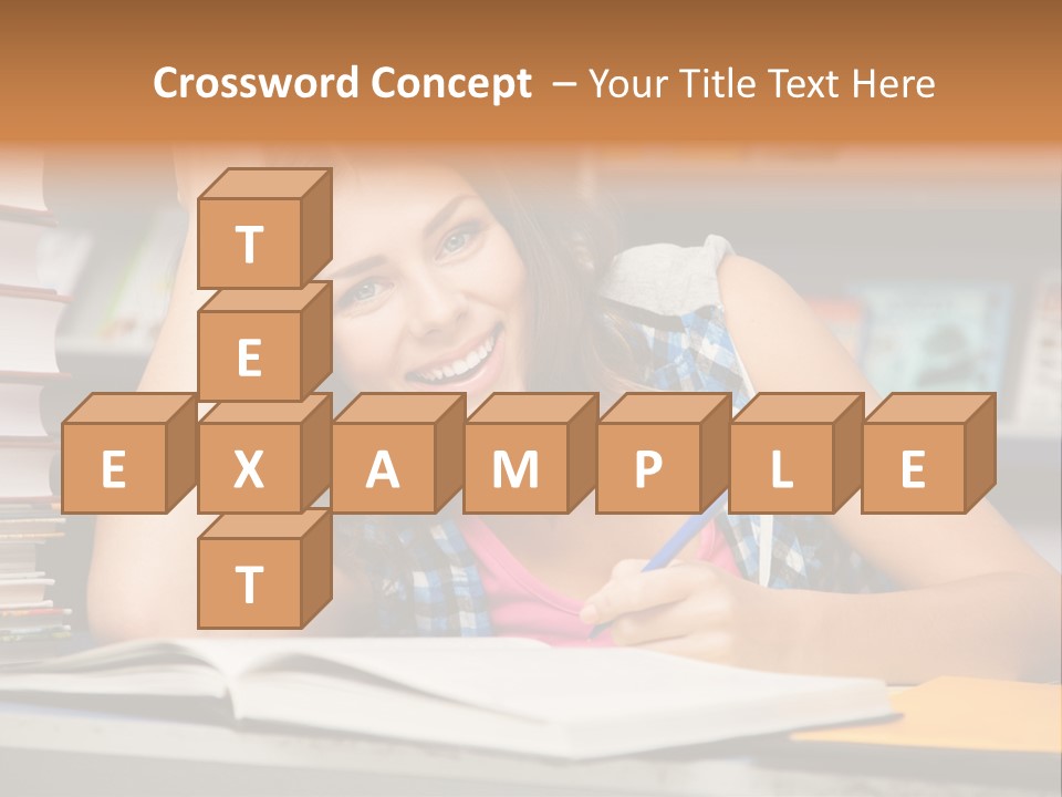 Friendly College Sitting PowerPoint Template