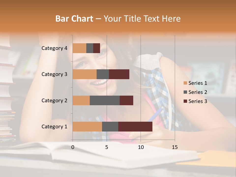 Friendly College Sitting PowerPoint Template