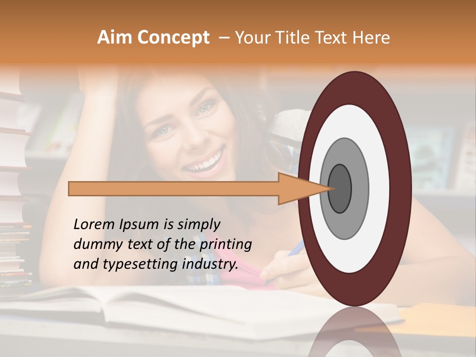 Friendly College Sitting PowerPoint Template