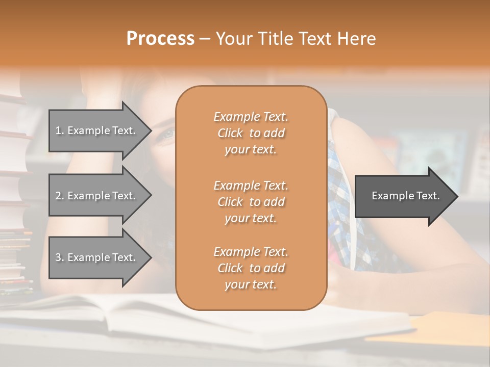 Friendly College Sitting PowerPoint Template