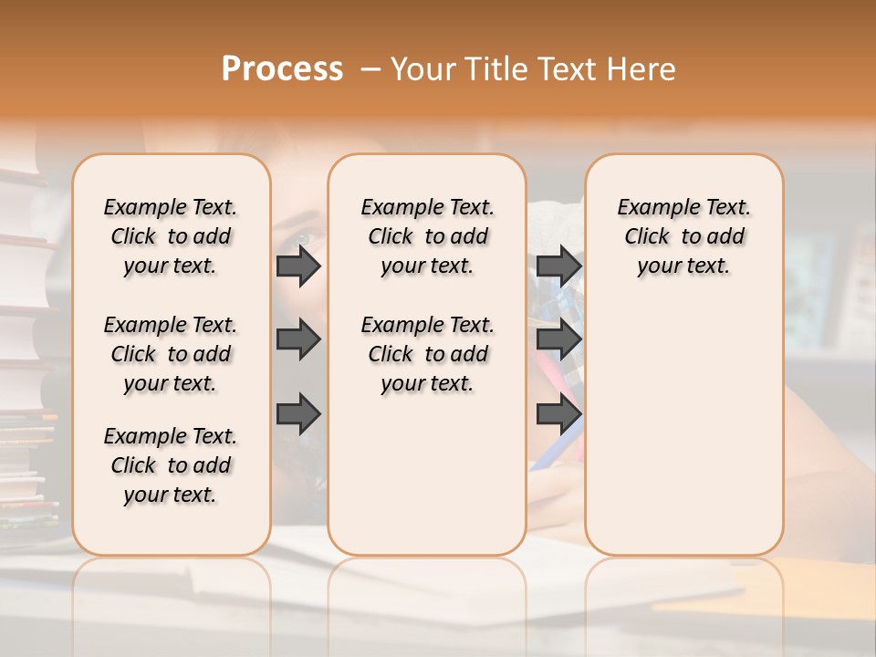 Friendly College Sitting PowerPoint Template