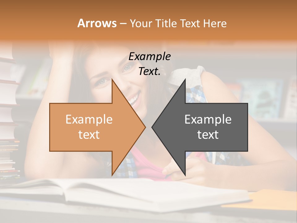 Friendly College Sitting PowerPoint Template