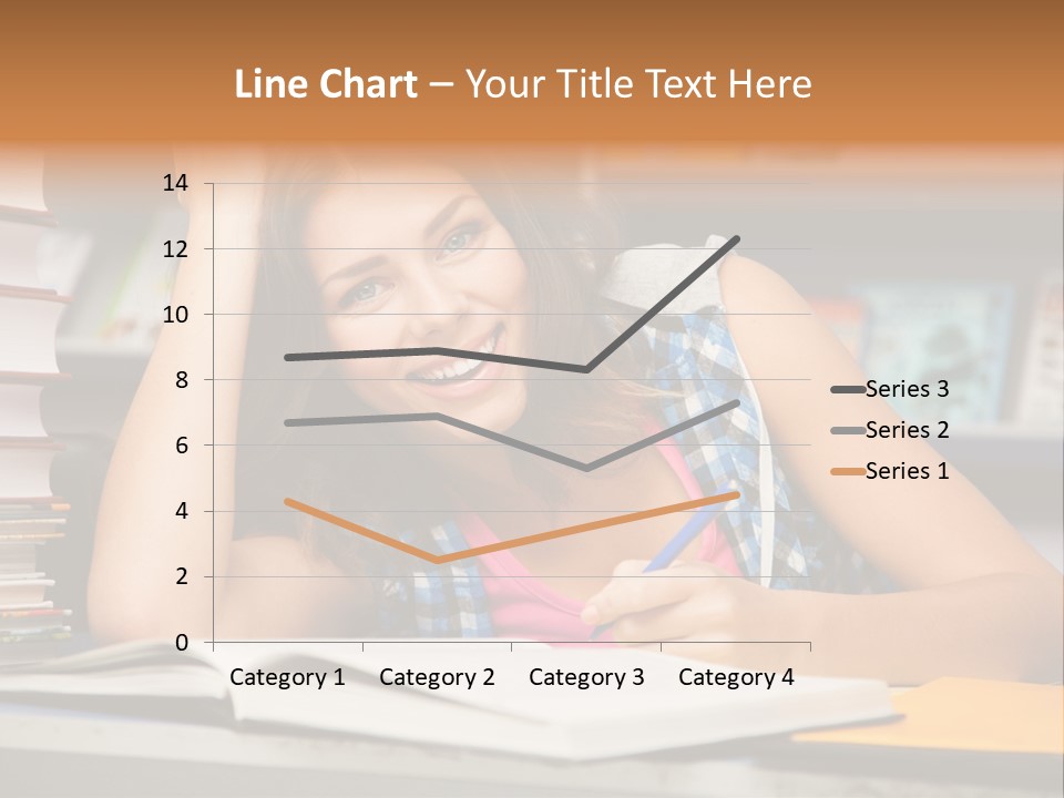 Friendly College Sitting PowerPoint Template