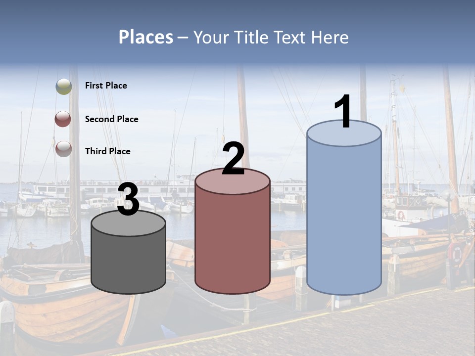 Dock Holiday Marina PowerPoint Template
