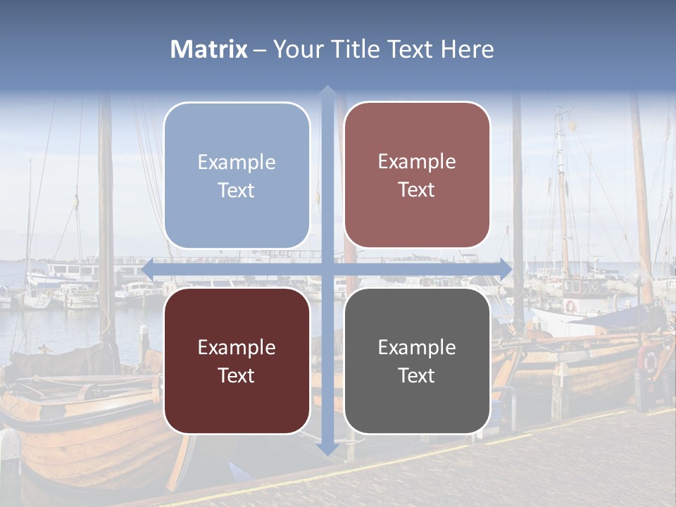 Dock Holiday Marina PowerPoint Template