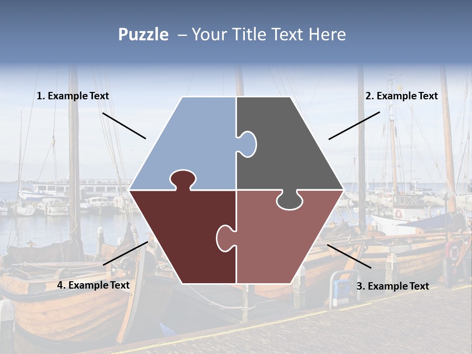 Dock Holiday Marina PowerPoint Template