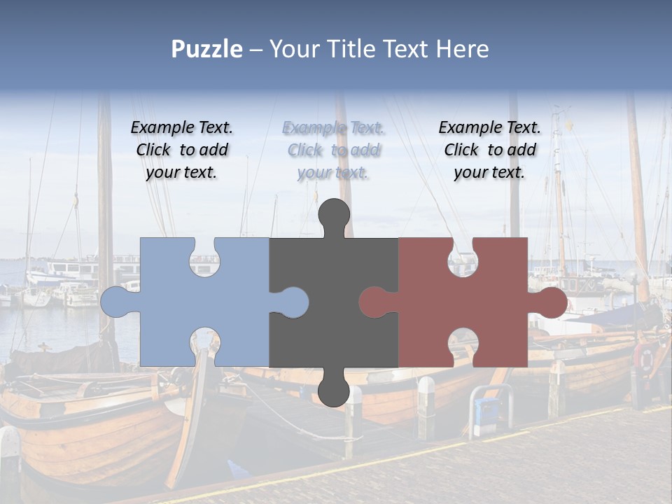 Dock Holiday Marina PowerPoint Template