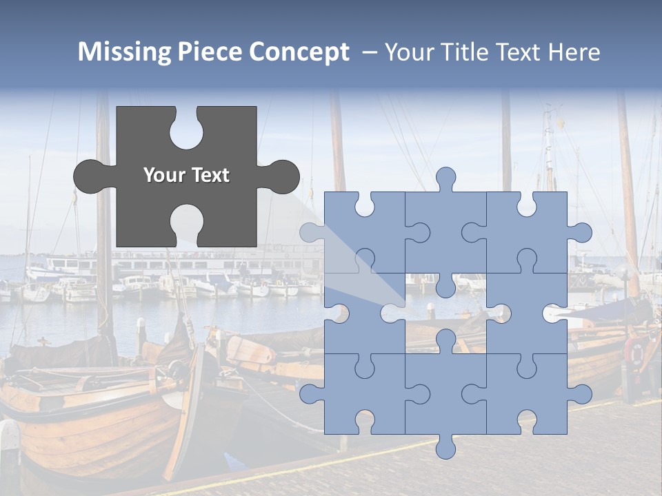 Dock Holiday Marina PowerPoint Template