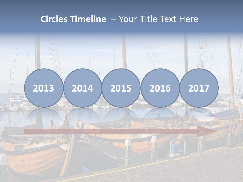 Dock Holiday Marina PowerPoint Template