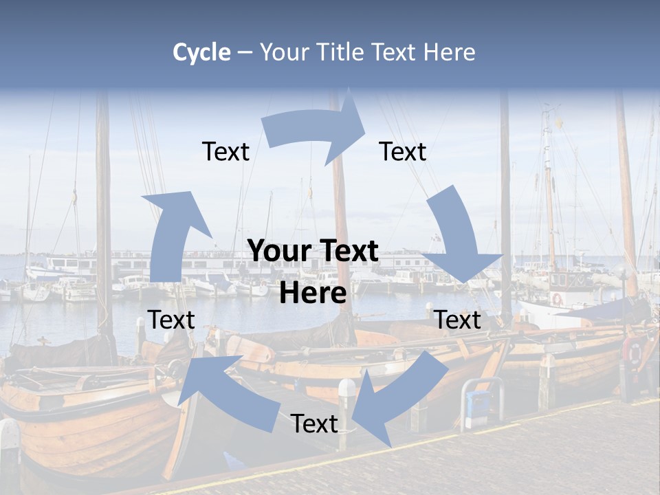 Dock Holiday Marina PowerPoint Template