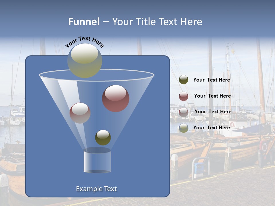 Dock Holiday Marina PowerPoint Template