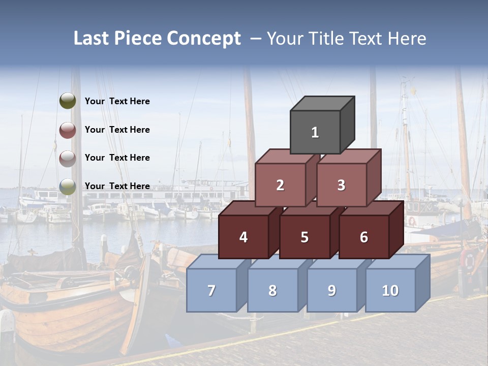 Dock Holiday Marina PowerPoint Template