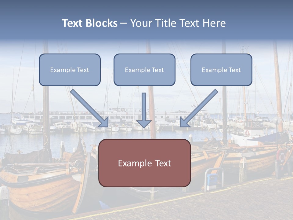 Dock Holiday Marina PowerPoint Template