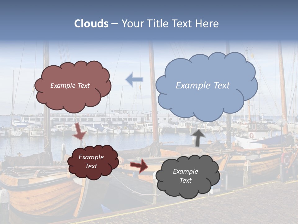 Dock Holiday Marina PowerPoint Template