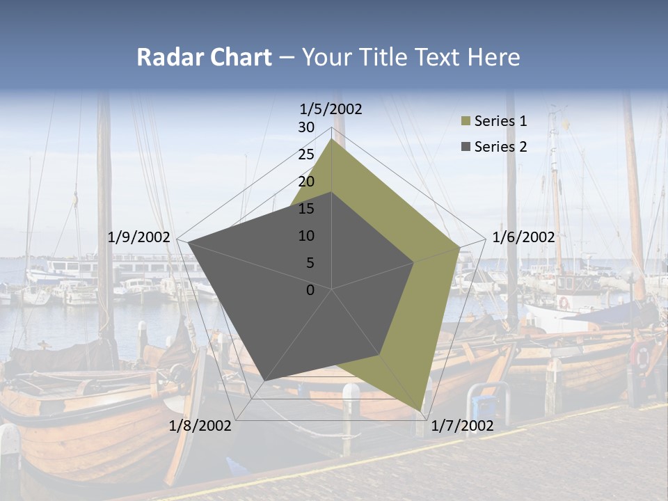 Dock Holiday Marina PowerPoint Template