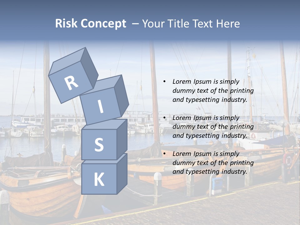 Dock Holiday Marina PowerPoint Template