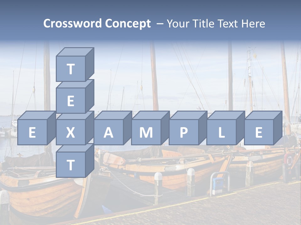 Dock Holiday Marina PowerPoint Template