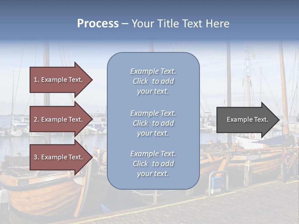 Dock Holiday Marina PowerPoint Template