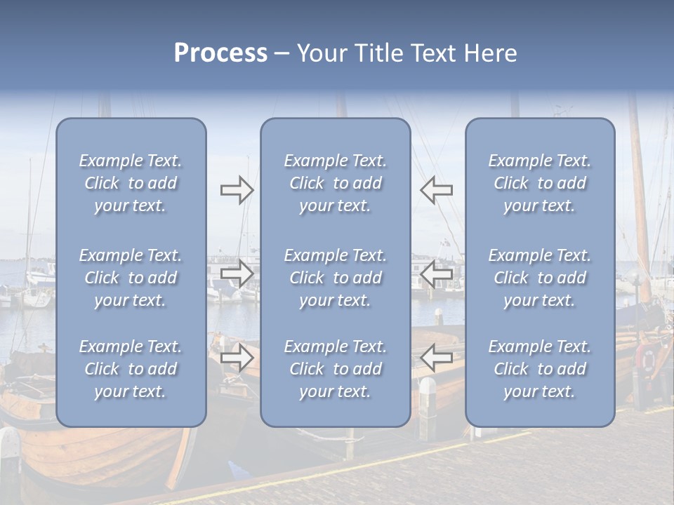 Dock Holiday Marina PowerPoint Template