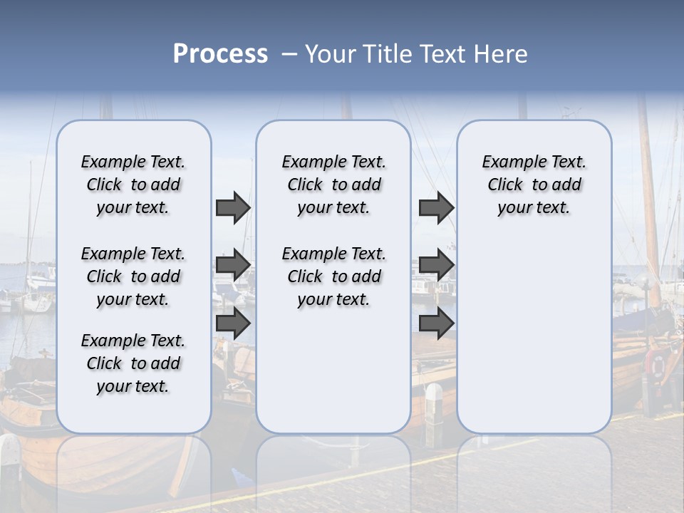 Dock Holiday Marina PowerPoint Template