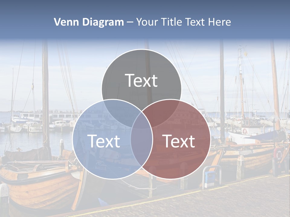 Dock Holiday Marina PowerPoint Template