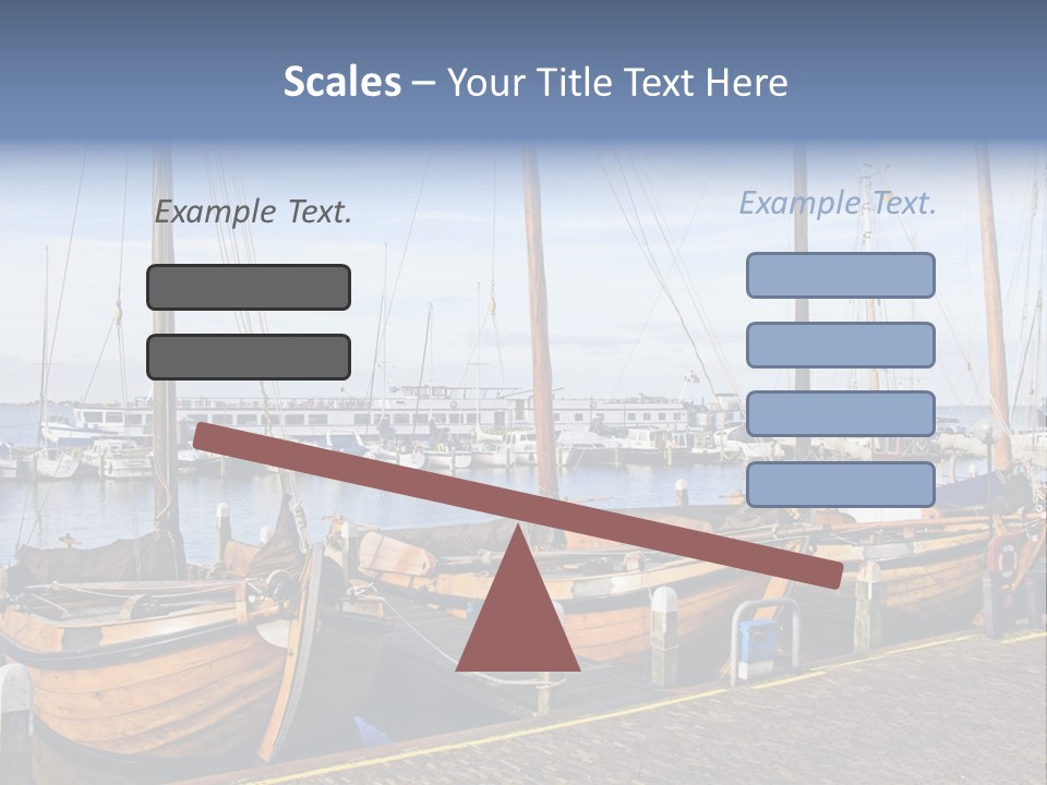 Dock Holiday Marina PowerPoint Template