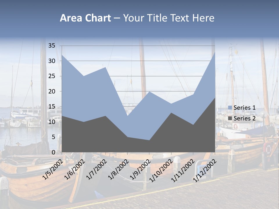 Dock Holiday Marina PowerPoint Template