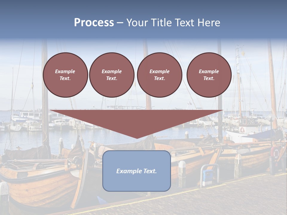 Dock Holiday Marina PowerPoint Template
