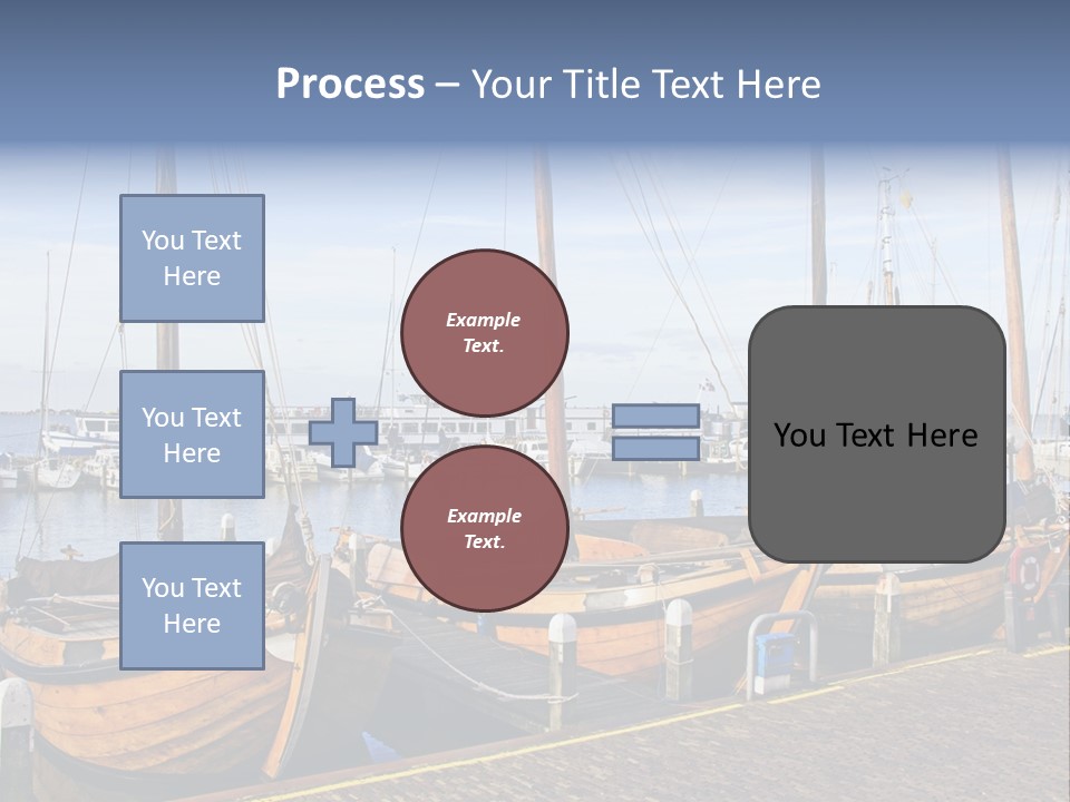 Dock Holiday Marina PowerPoint Template