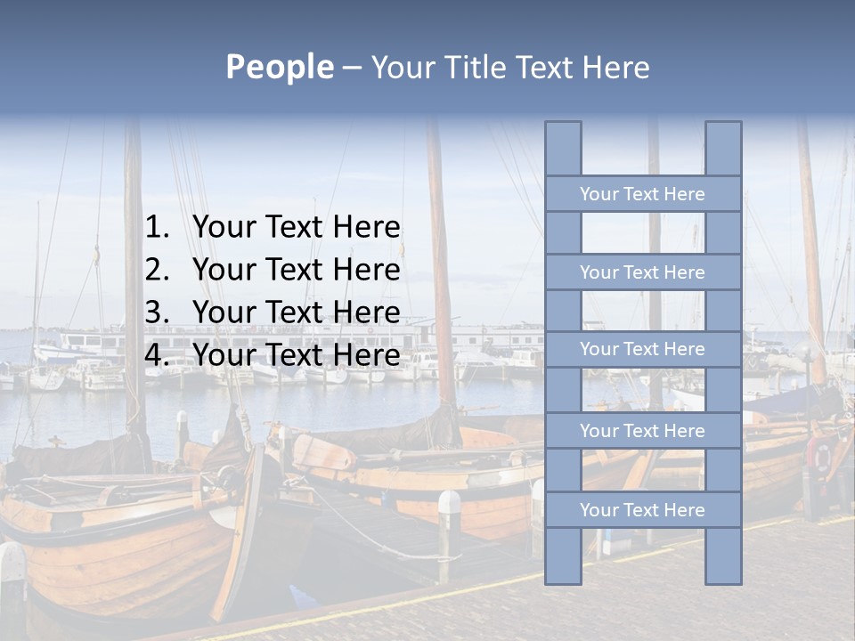 Dock Holiday Marina PowerPoint Template
