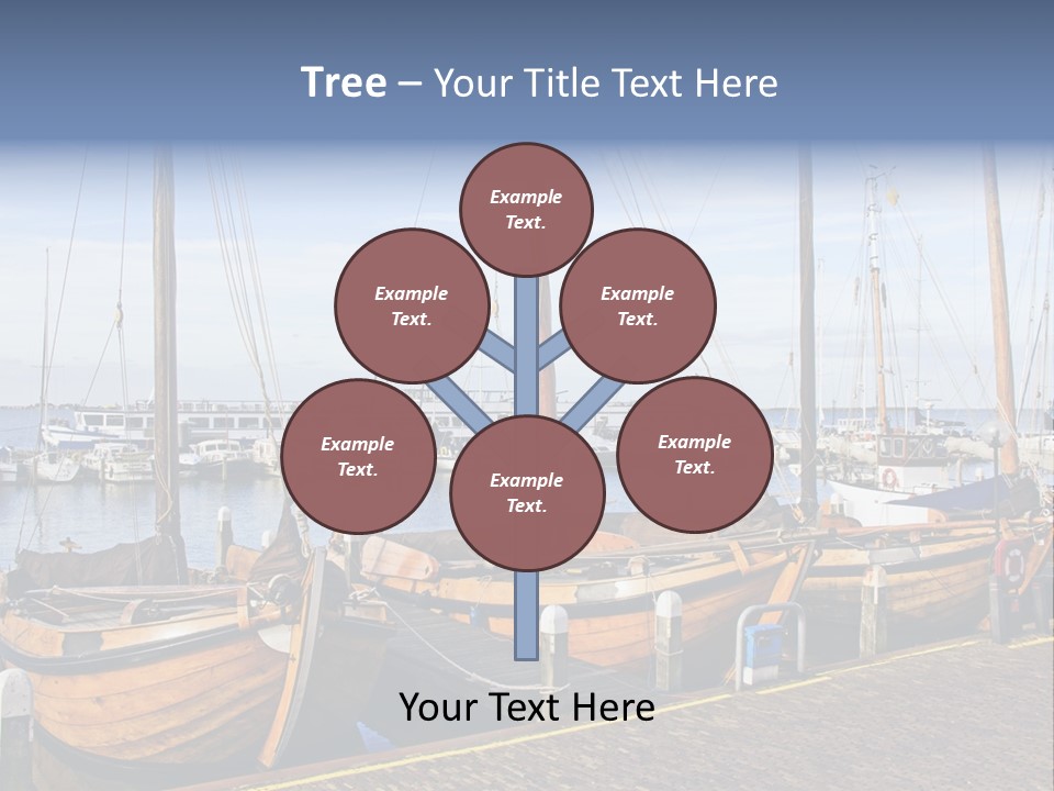 Dock Holiday Marina PowerPoint Template