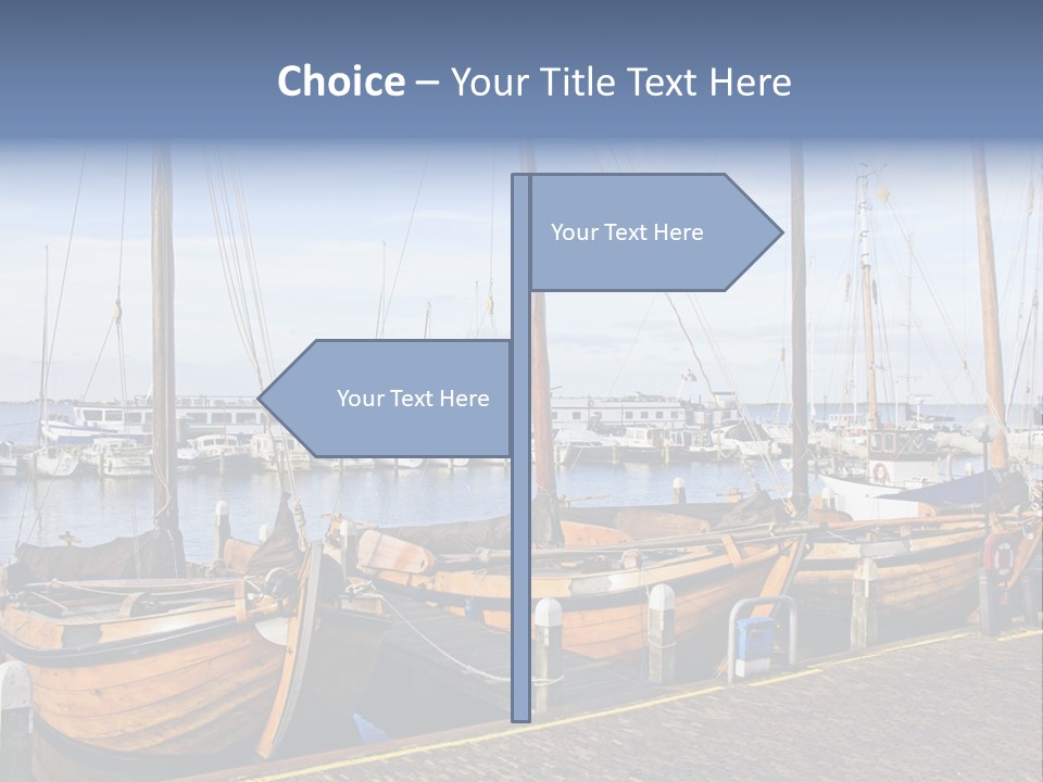 Dock Holiday Marina PowerPoint Template
