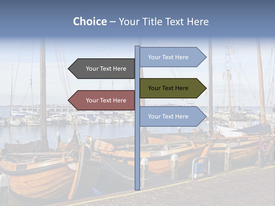 Dock Holiday Marina PowerPoint Template