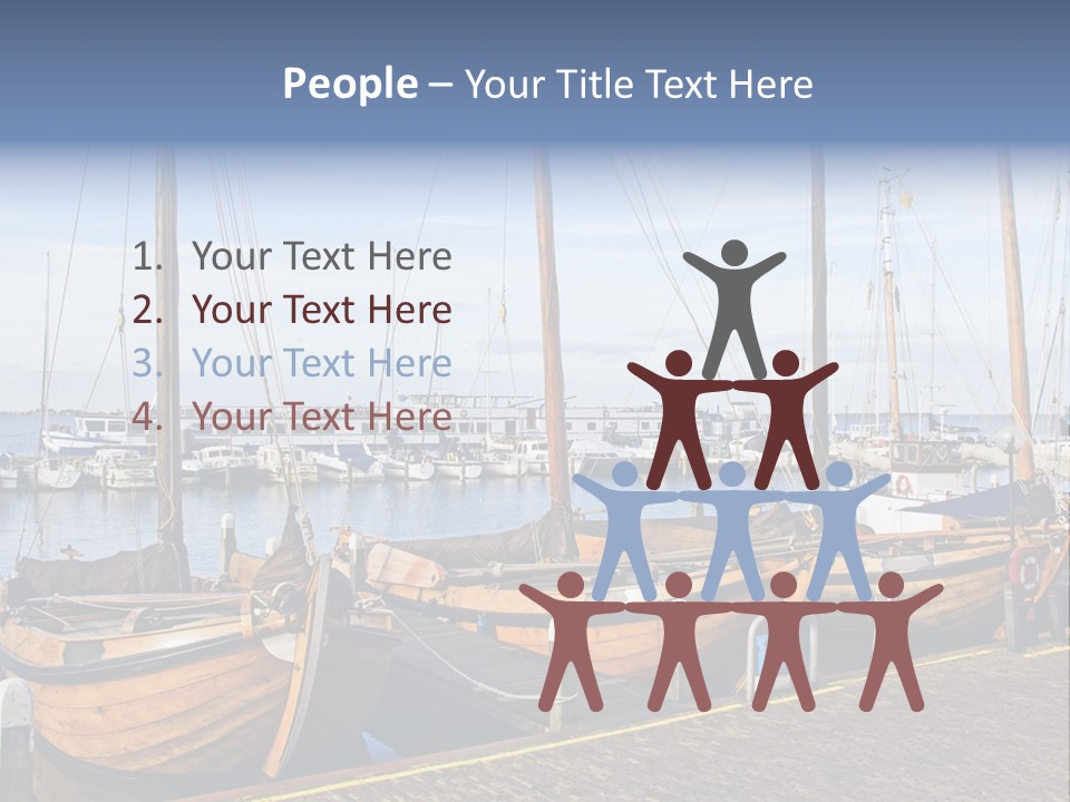 Dock Holiday Marina PowerPoint Template