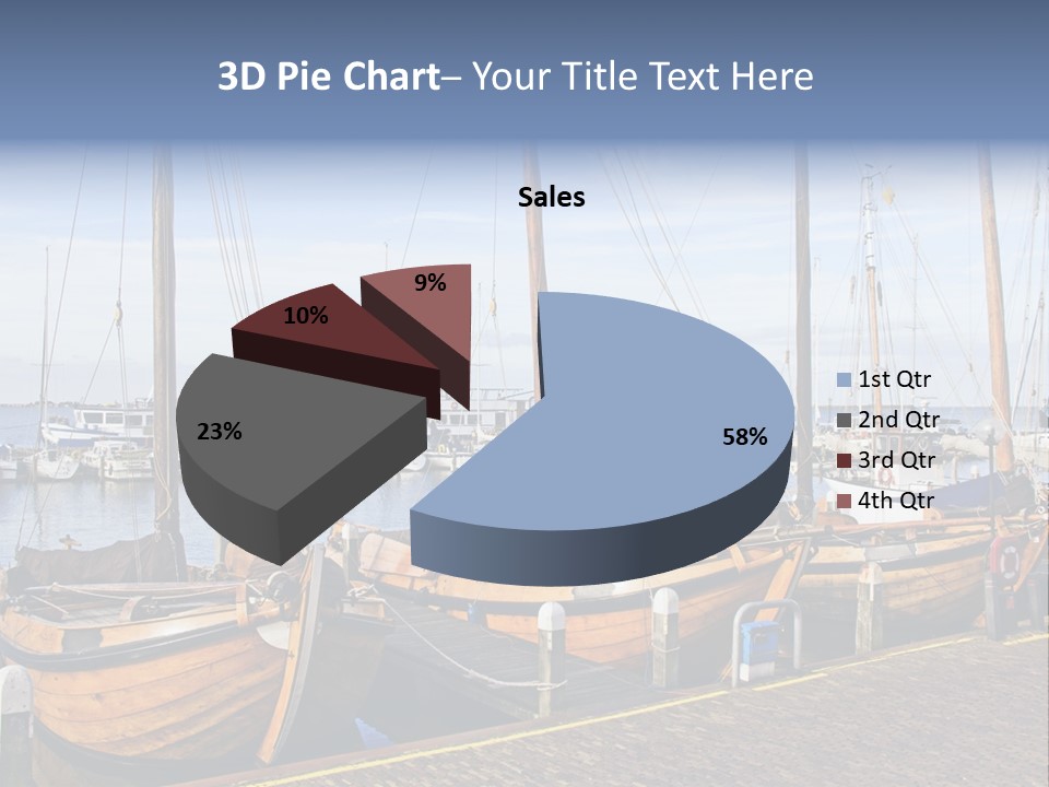 Dock Holiday Marina PowerPoint Template