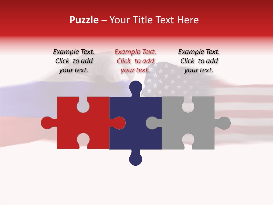 Russia Vs Usa Flag World PowerPoint Template