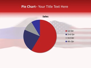 Russia Vs Usa Flag World PowerPoint Template