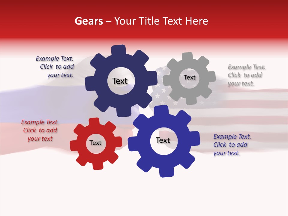 Russia Vs Usa Flag World PowerPoint Template