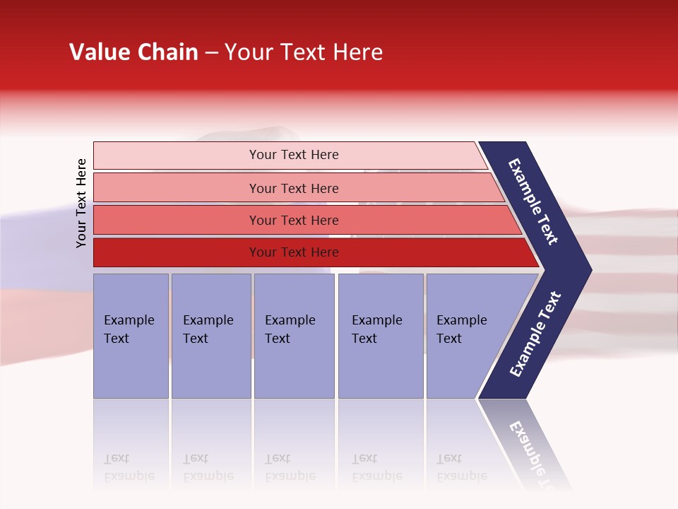 Russia Vs Usa Flag World PowerPoint Template