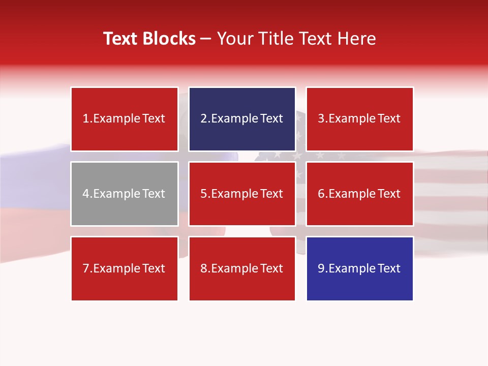 Russia Vs Usa Flag World PowerPoint Template