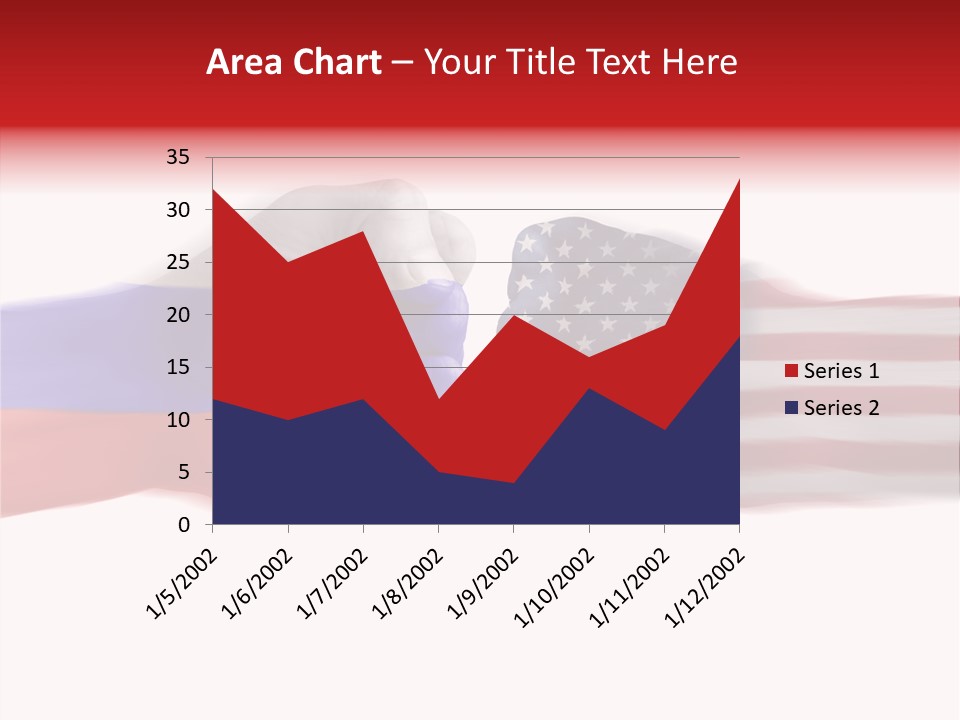 Russia Vs Usa Flag World PowerPoint Template