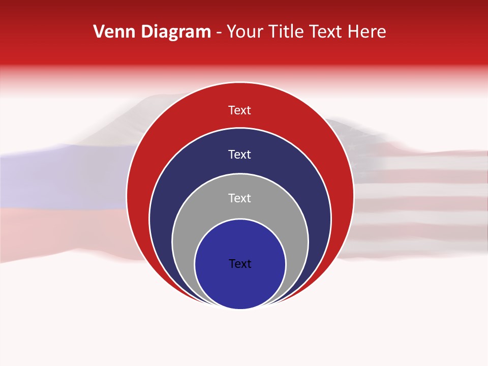 Russia Vs Usa Flag World PowerPoint Template