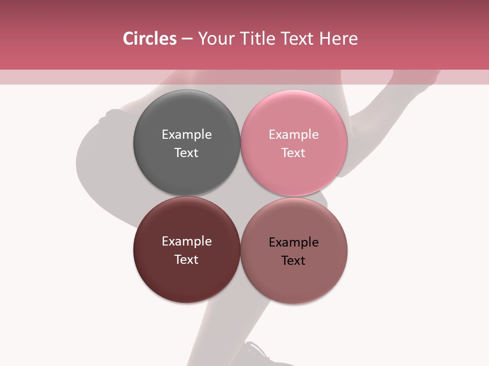 Caucasian Sporty Beauty PowerPoint Template