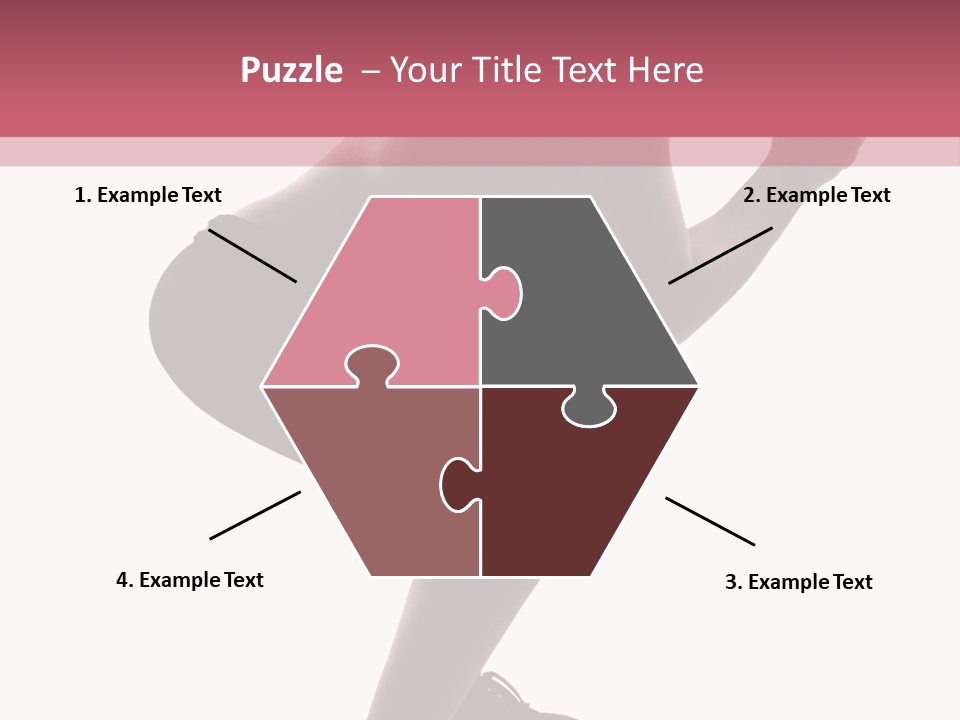 Caucasian Sporty Beauty PowerPoint Template