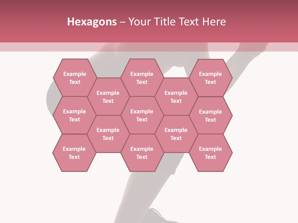 Caucasian Sporty Beauty PowerPoint Template