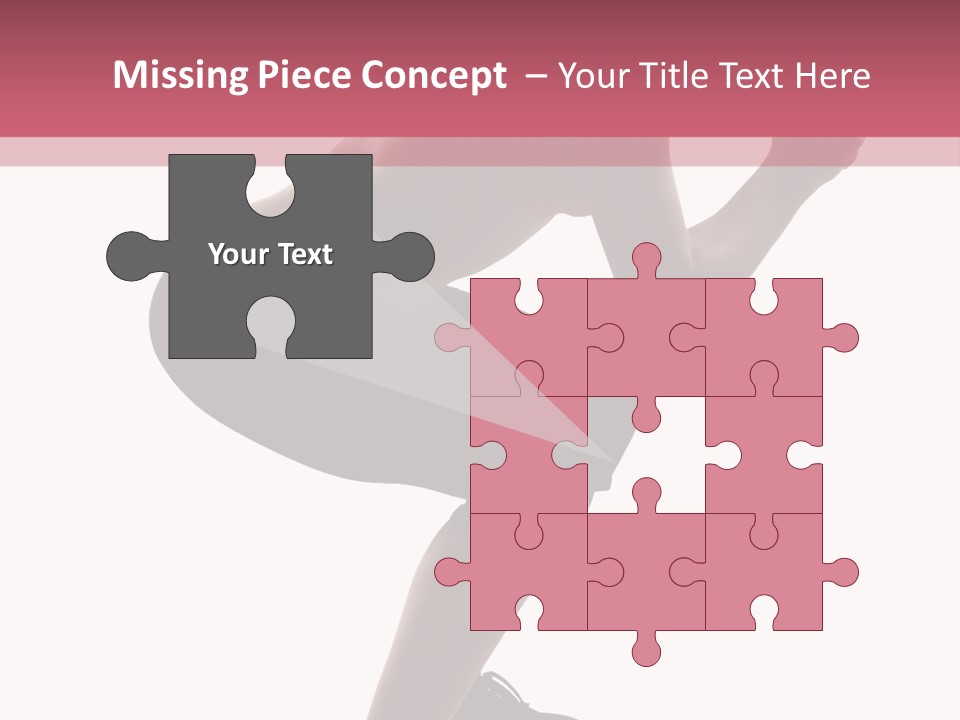 Caucasian Sporty Beauty PowerPoint Template