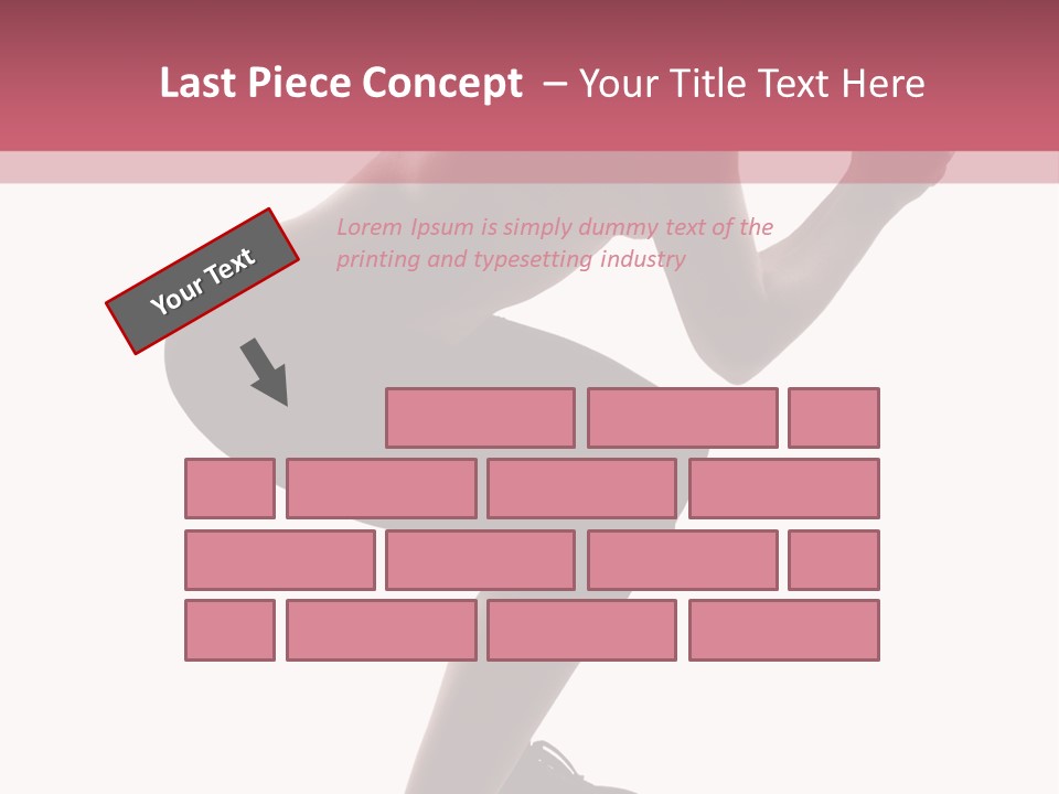 Caucasian Sporty Beauty PowerPoint Template